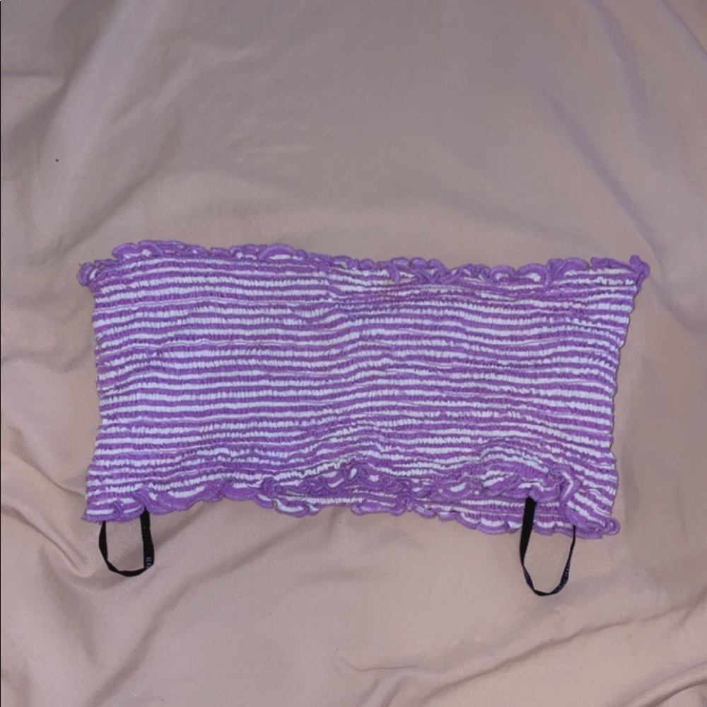 Ribbed tube top